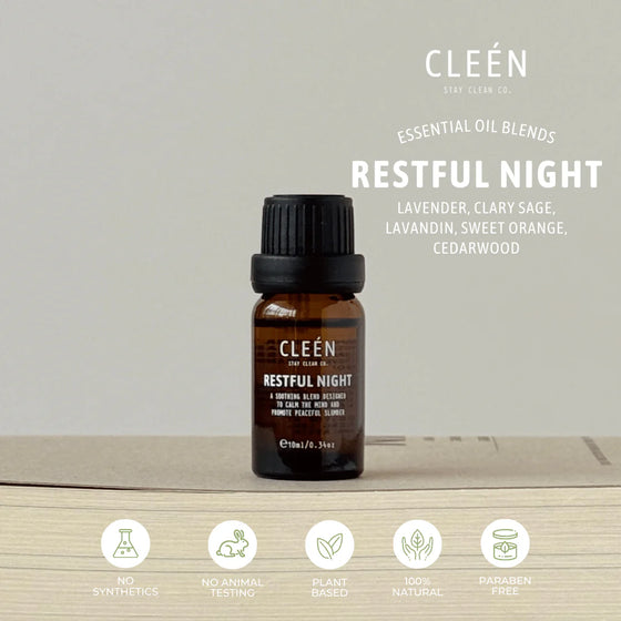 CLEEN ESSENTIAL OIL RESTFUL NIGHT 10ML