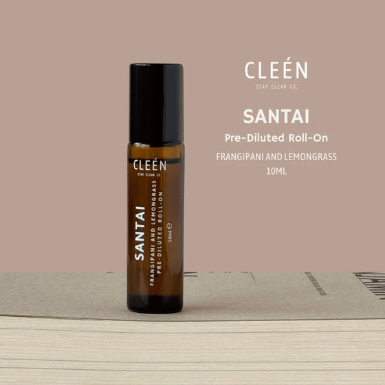 CLEEN ESSENTIAL OIL ROLL ON SANTAI 10ML