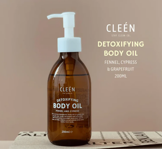 CLEEN DETOXIFYING BODY OIL 200ML