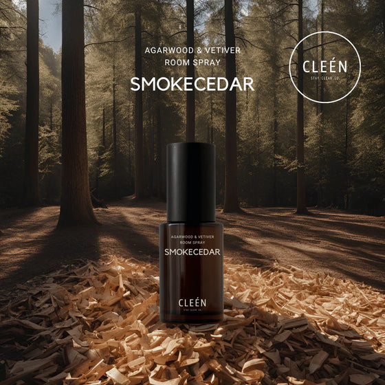 CLEEN SMOKECEDDAR ROOM SPRAY 30ML