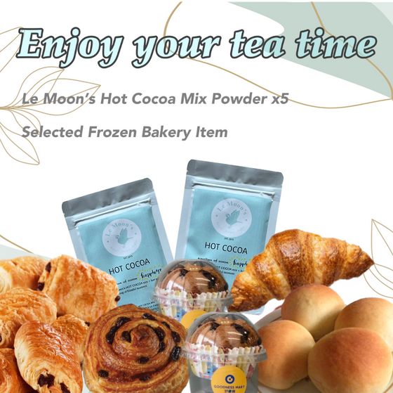 Le Moon's Hot Cocoa Powder & Frozen Homemade Bakery Items