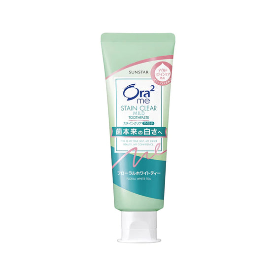 ORA2 ME MILD STAIN CLEAR DENTAL PASTE 125G FLORAL WHITE TEA