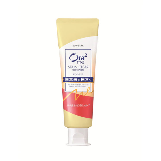 ORA2 ME STAIN CLEAR DENTAL PASTE 140G APPLE & ROSE MINT