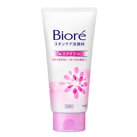 Biore SC Facial Foam Scrub In 130G (Pink)