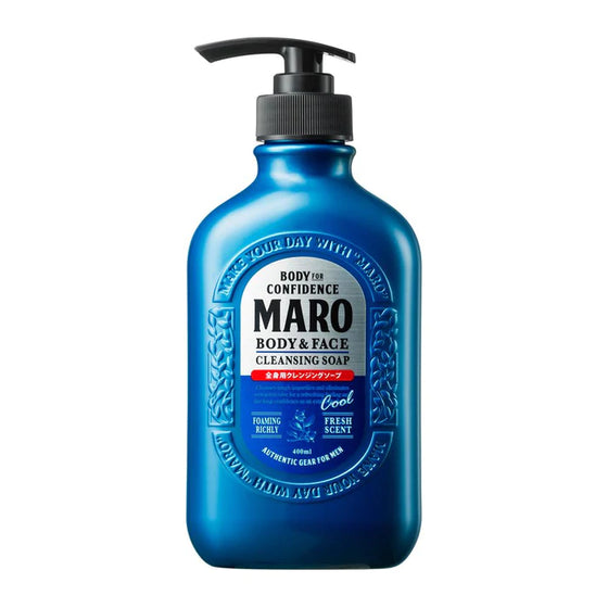 MARO BODY & FACE CLEANSING SOAP COOL 400ML