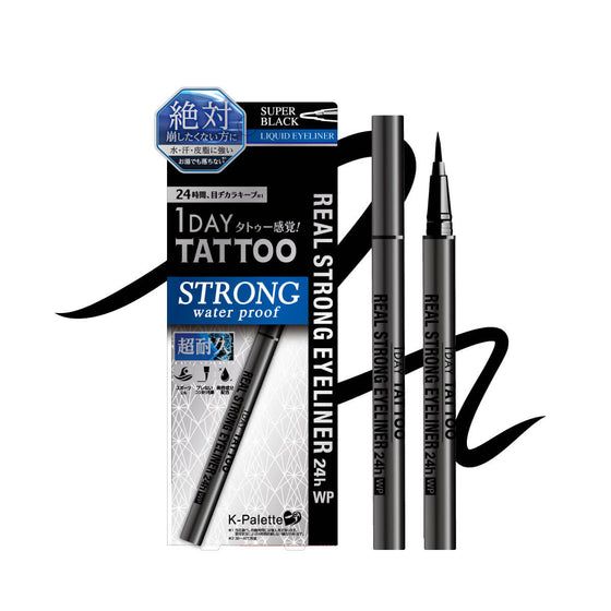 K-Palette Real Strg Eyeliner 24H WP Super Black